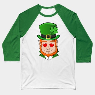 Funny Saint Patricks Day Leprechaun Love Baseball T-Shirt